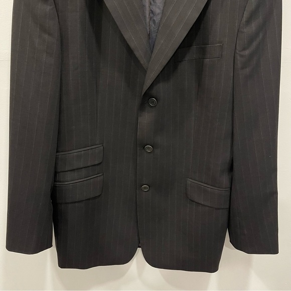 Ted Baker Endurance Stripe Wool Blend Sports Coat Jacket Size 42 Long - Picture 5 of 10